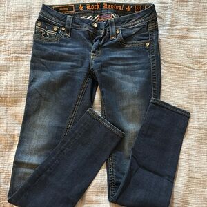 Rock Revival Alivia Skinny Jeans.
